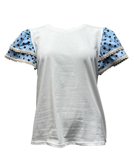 T-shirt trombetta pois