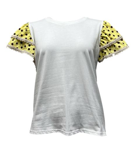 T-shirt trombetta pois