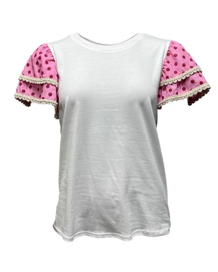 T-shirt trombetta pois