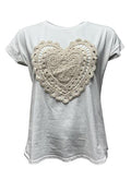 T-shirt cuore 3D