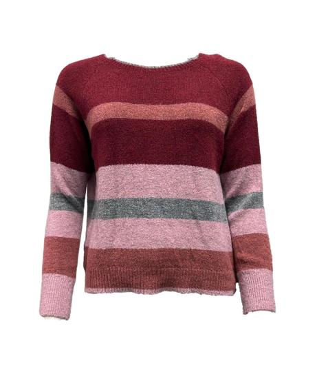 Maglione riga larga