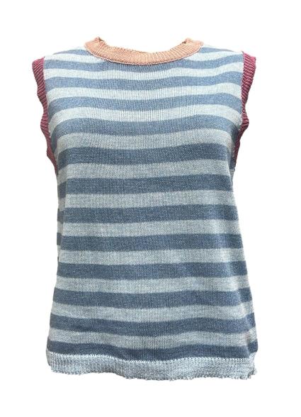 Gilet filo righe