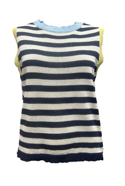 Gilet filo righe