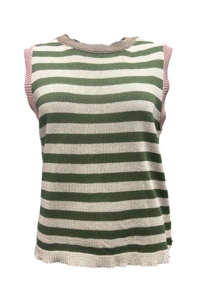 Gilet filo righe