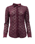 Camicia pizzo-velluto