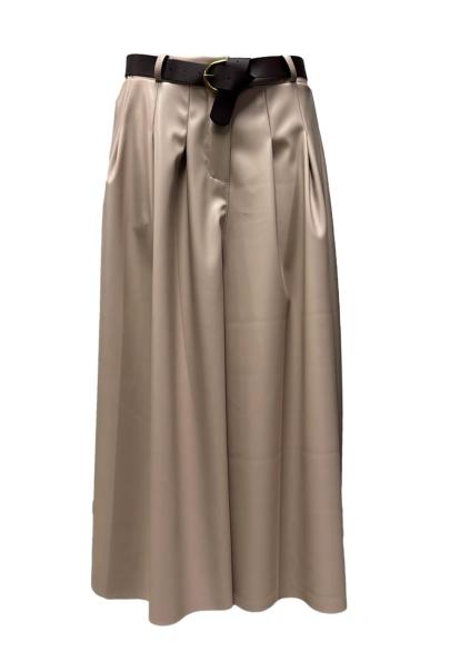 Pantalone ampio pieghe eco
