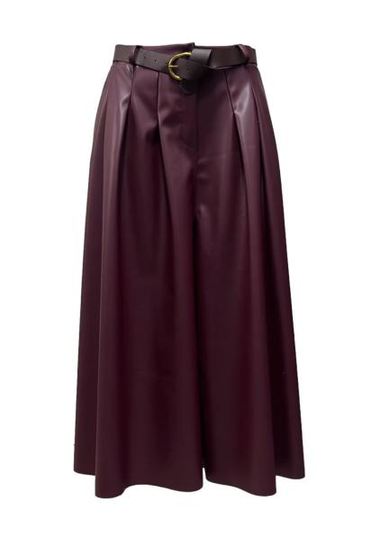 Pantalone ampio pieghe eco