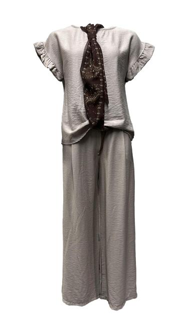 Set casacca foulard pantalone