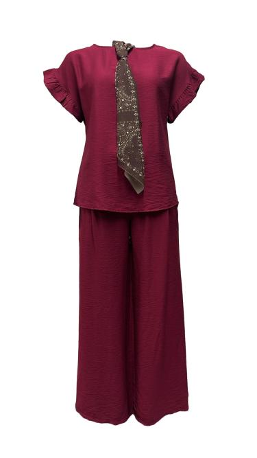 Set casacca foulard pantalone