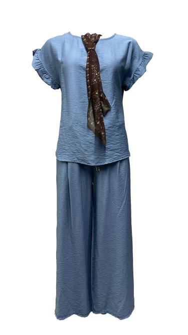 Set casacca foulard pantalone