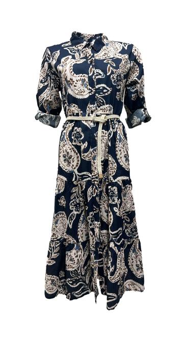 Abito cotone fantasia