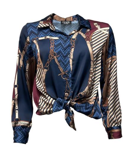 Camicia raso st. grafica