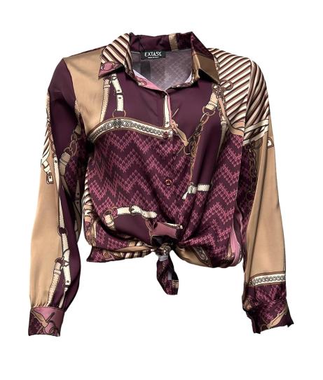 Camicia raso st. grafica
