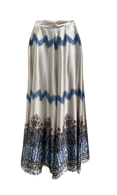 Pantalone ampio raso st.
