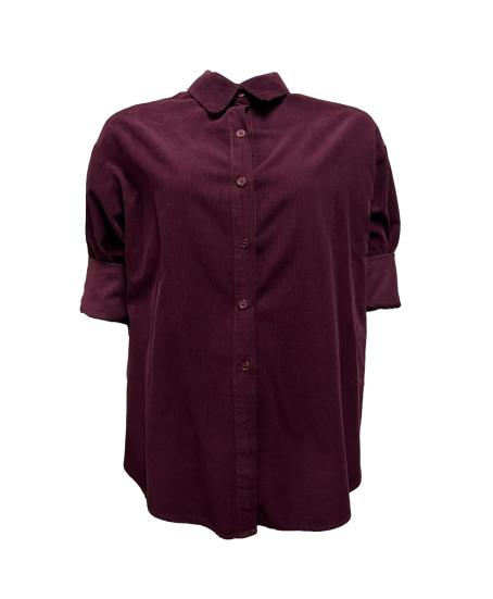 Camicia costine velluto