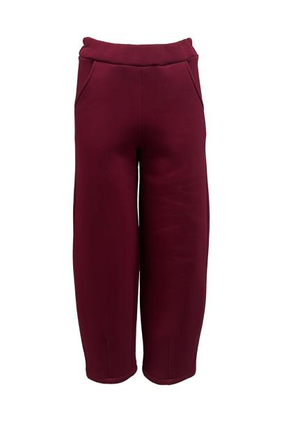 Pantalone felpa pieghe