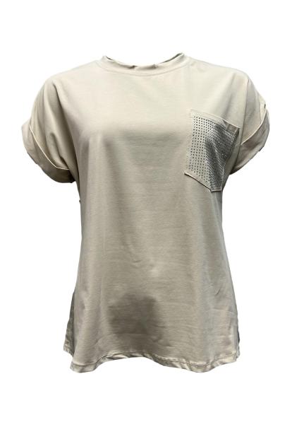 T-shirt taschino strass