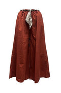 Pantalone cotone ampio foulard