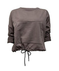 Maglia felpa tasche e laccetto