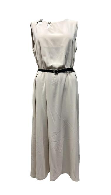 Abito gocce spalla cintura