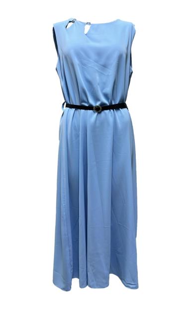 Abito gocce spalla cintura