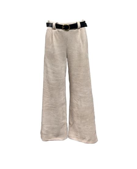 Pantalone velluto cintura