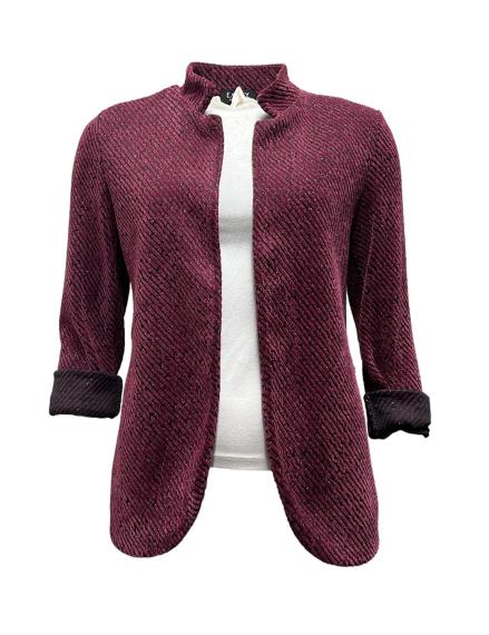 Giacca costine lurex