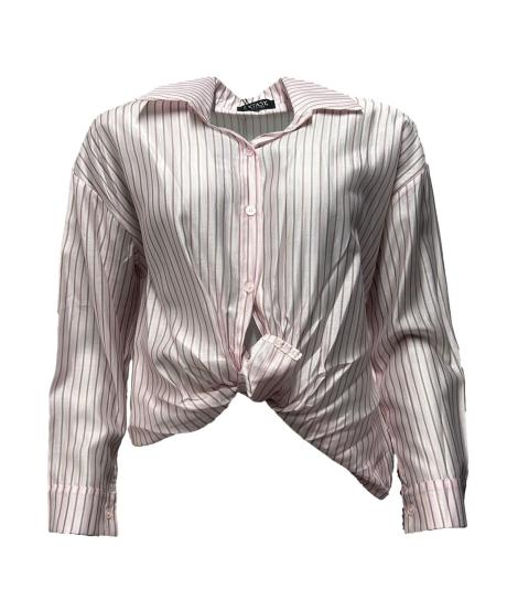 Camicia simil-organza righe