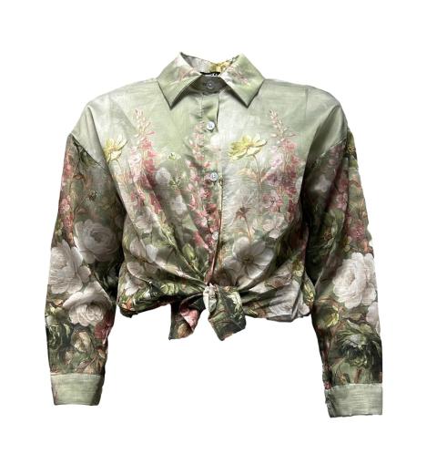 Camicia fiori colorati