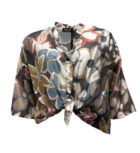 Camicia mk ampia fiori
