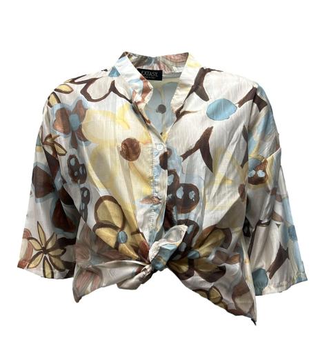 Camicia mk ampia fiori