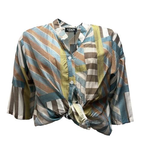 Camicia rasata righe