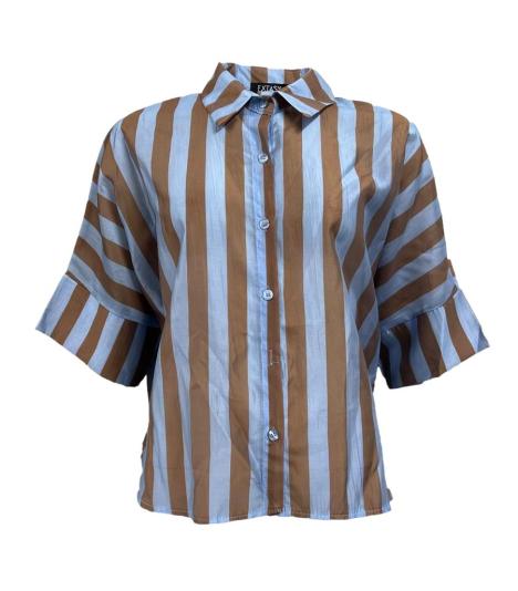 Camicia riga organza