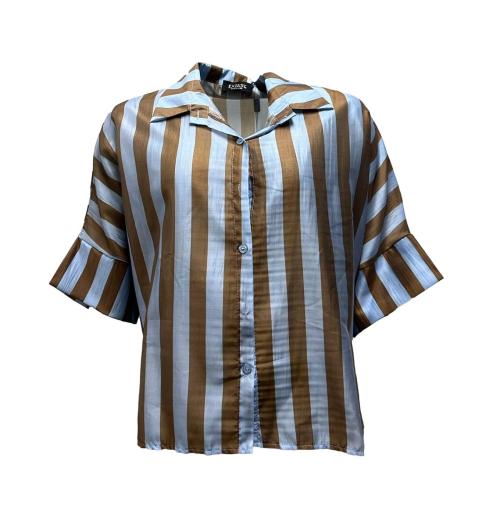 Camicia riga larga