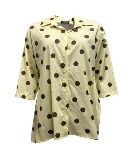 Camicia lunga pois