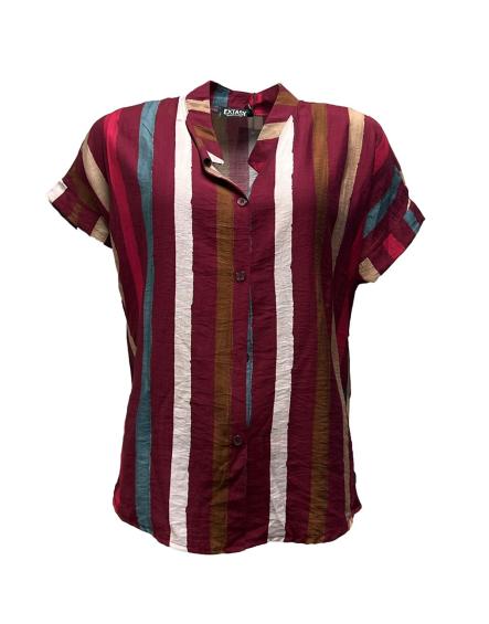 Camicia cotone righe