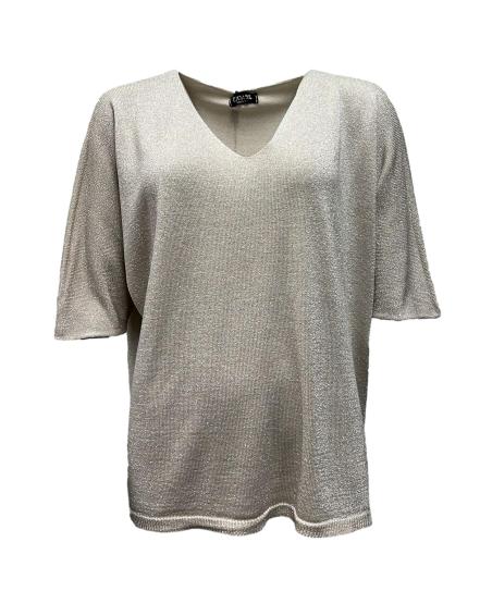 Maglia V lurex