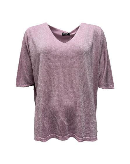 Maglia V lurex