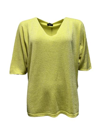 Maglia V lurex