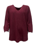 Maglia over scollo V lana