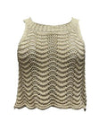 Top corto lurex