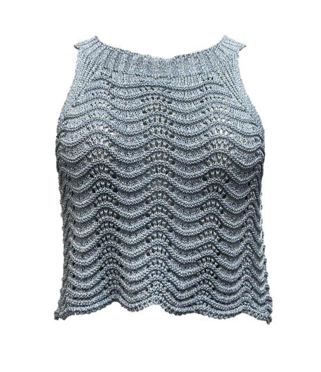 Top corto lurex