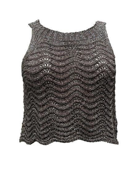 Top corto lurex