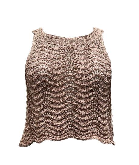 Top corto lurex