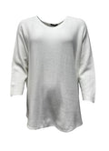 Maglia over girocollo lana