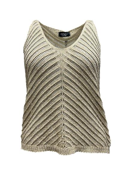 Top spiga lurex