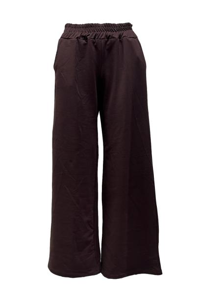 Pantalone tuta palazzo elastico