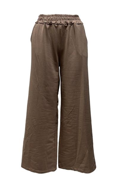 Pantalone tuta palazzo elastico