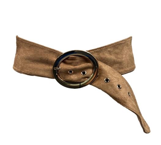 Cintura fascia camoscio