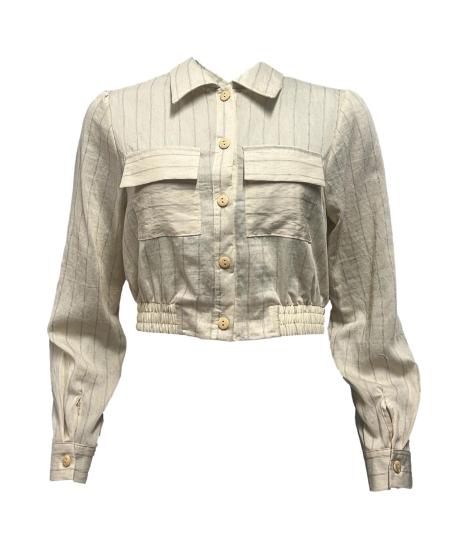Camicia corta righe